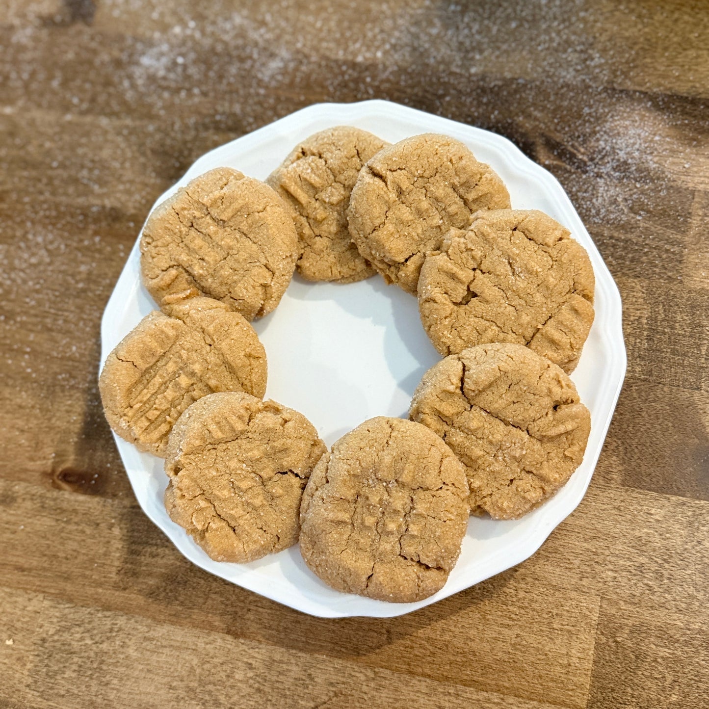 Sky's Peanut Butter Sourdough Cookies