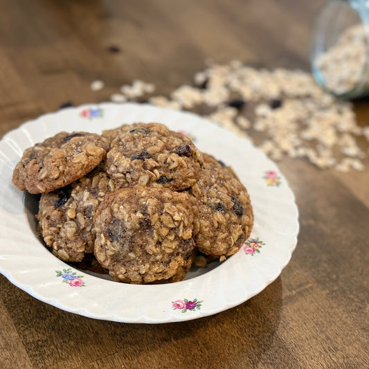 Sky's Oatmeal Raisin Sourdough Cookies