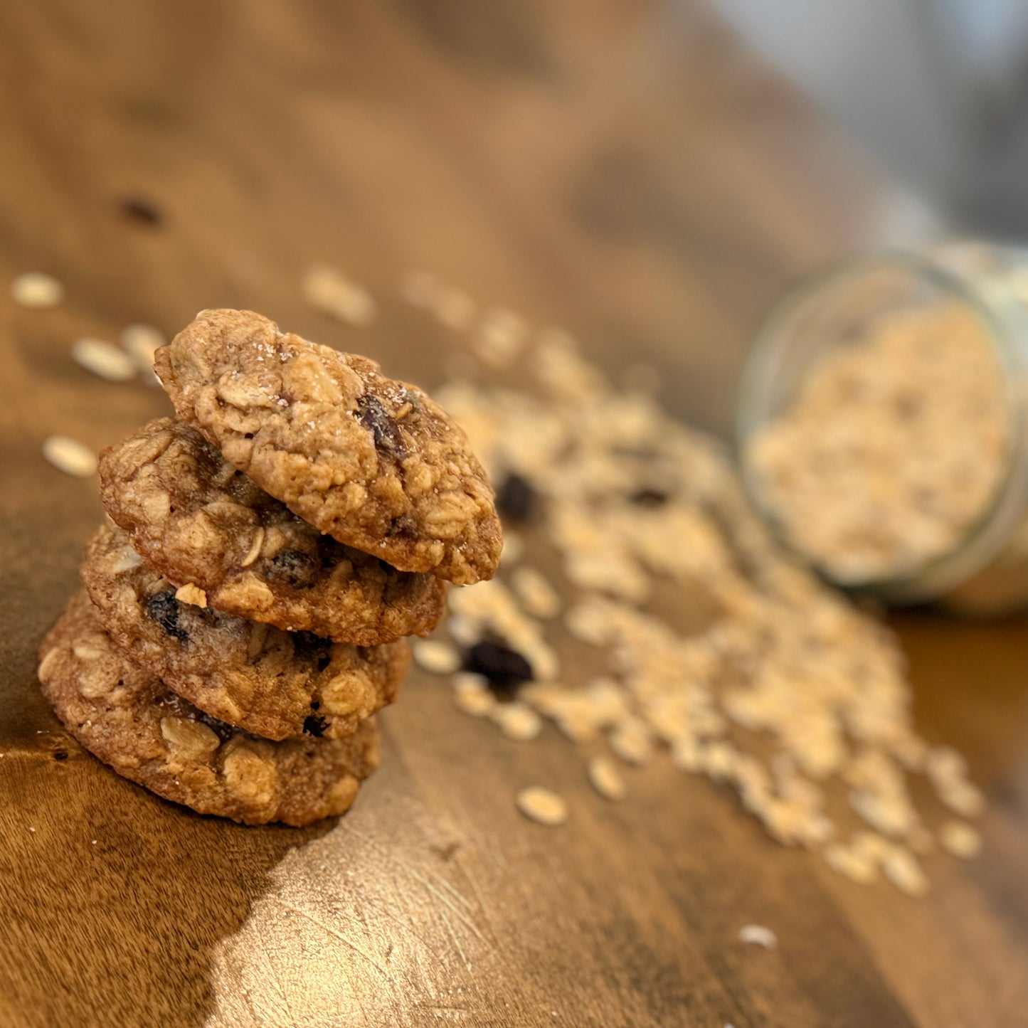 Sky's Oatmeal Raisin Sourdough Cookies